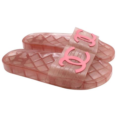 chanel pink slides|Chanel cold trip slide sandals.